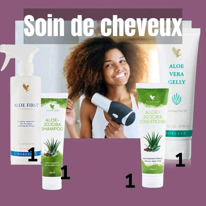 Pack Soin de Cheveux Naturel - Hydratation, Force & Brillance